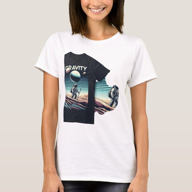 Discover the Power of Gravity: Explore Our Gravity T-Shirt (Front)