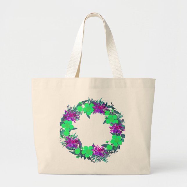 Discover the Versatility and Style of Zazzle's Large Tote Bag (Front)