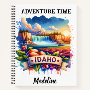 Discover the vibrant beauty of Idaho's landscapes Notebook