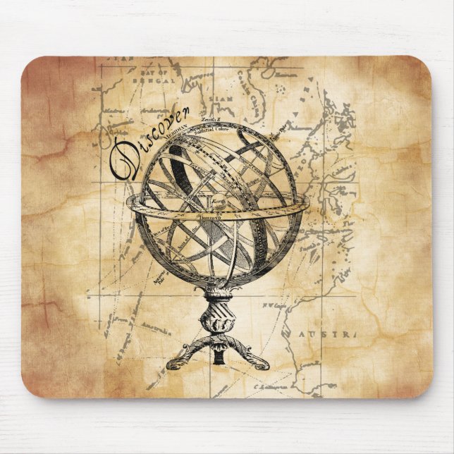 Discover the World Mouse Mat (Front)