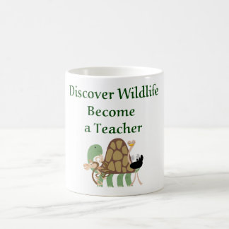 Discover wildlife become a Teacher.  Teacher Mug