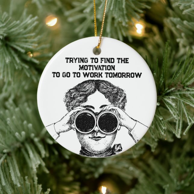 Discover Your Daily Drive: Motivational Adventure Ceramic Tree Decoration (Tree)