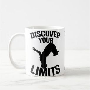 Discover Your Limits Parkour Coffee Mug
