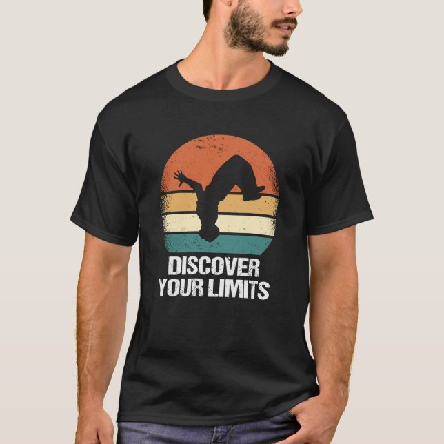 Discover Your Limits Parkour T-Shirt (Front)