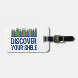 Discover Your Shelf  luggage tag