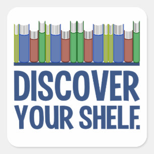 Discover Your Shelf stickers