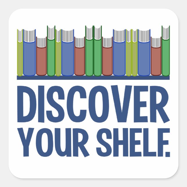 Discover Your Shelf stickers (Front)