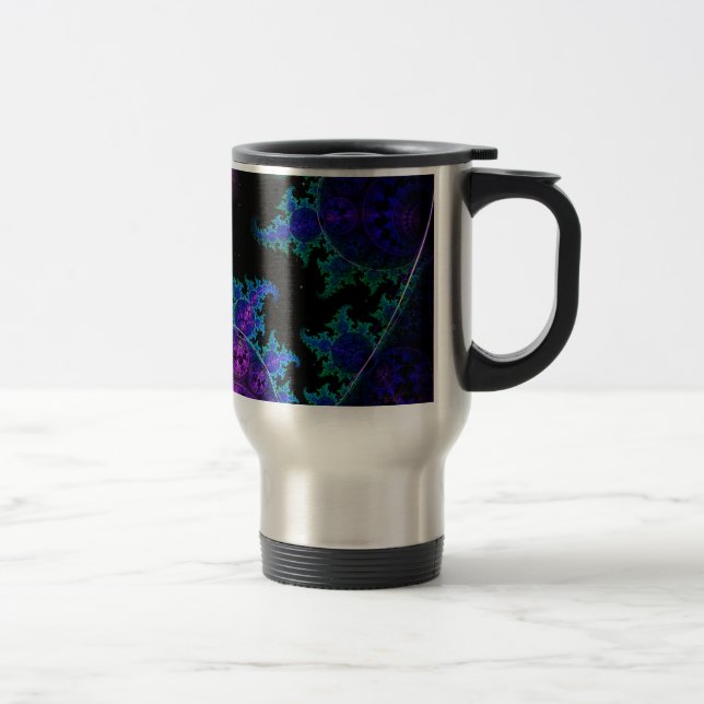 Discovering Atlantis Fractal Design Travel Mug (Right)