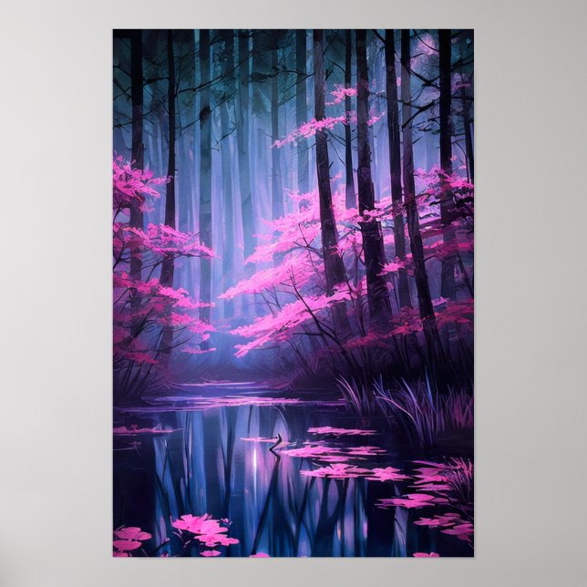 Discovering Pink Flora's Hidden Splendour Poster (Front)