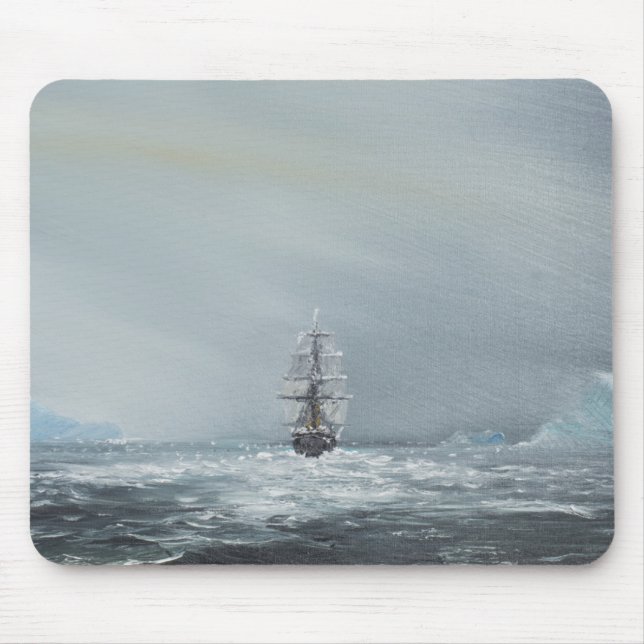 Discovery Captain Scott And Crew Mouse Mat (Front)