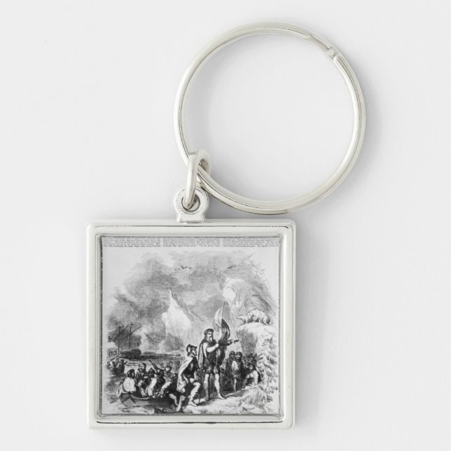 Discovery of America by John and Sebastian Key Ring (Front)