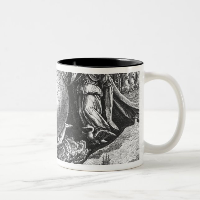 Discovery of America Two-Tone Coffee Mug (Right)