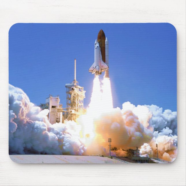 Discovery Shuttle Launch Mouse Mat (Front)