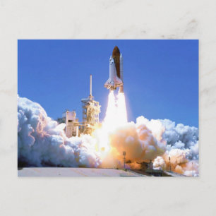 Discovery Shuttle Launch Postcard