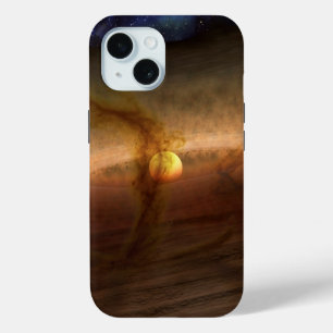Discs Of Planet-Forming Material Circling Stars. iPhone 15 Case