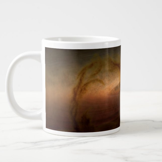 Discs Of Planet-Forming Material Circling Stars. Large Coffee Mug (Left)