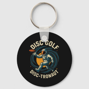 Disctronaut Disc Golf Tapparel Vintage Space Astro Key Ring