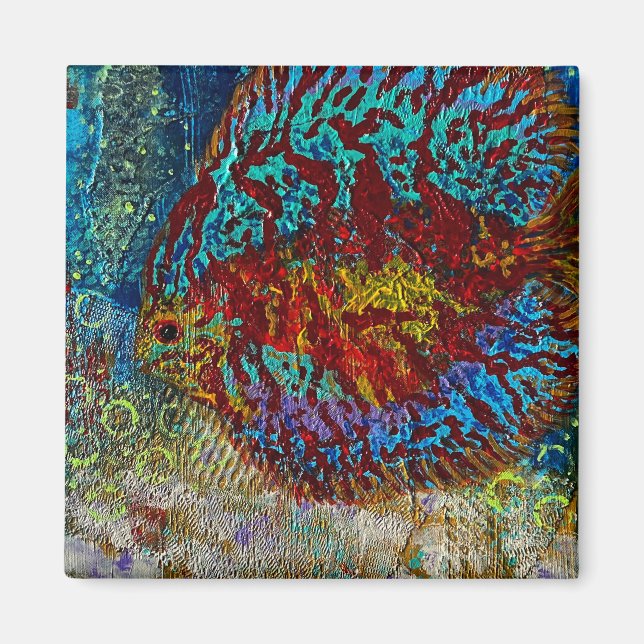 Discus Fish Magnet (Front)