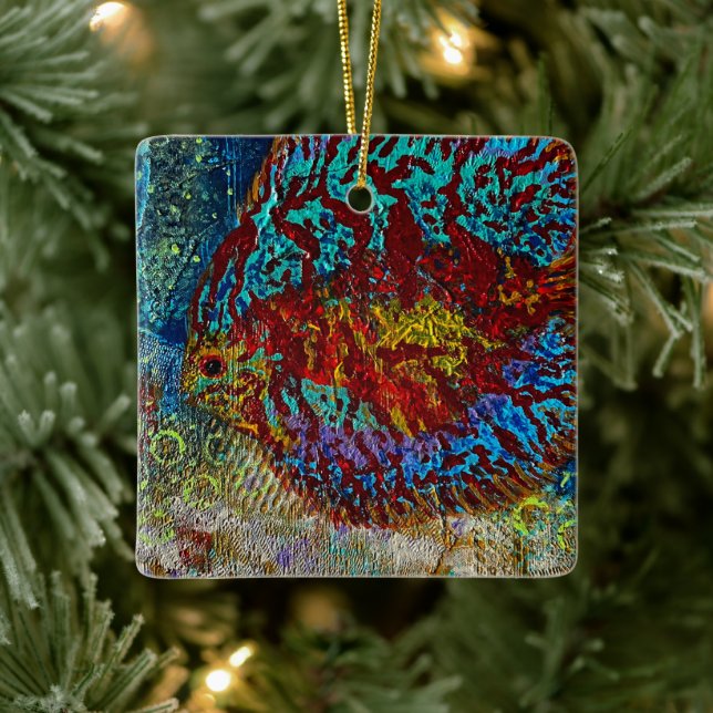 Discus Fish Ornament (Tree)