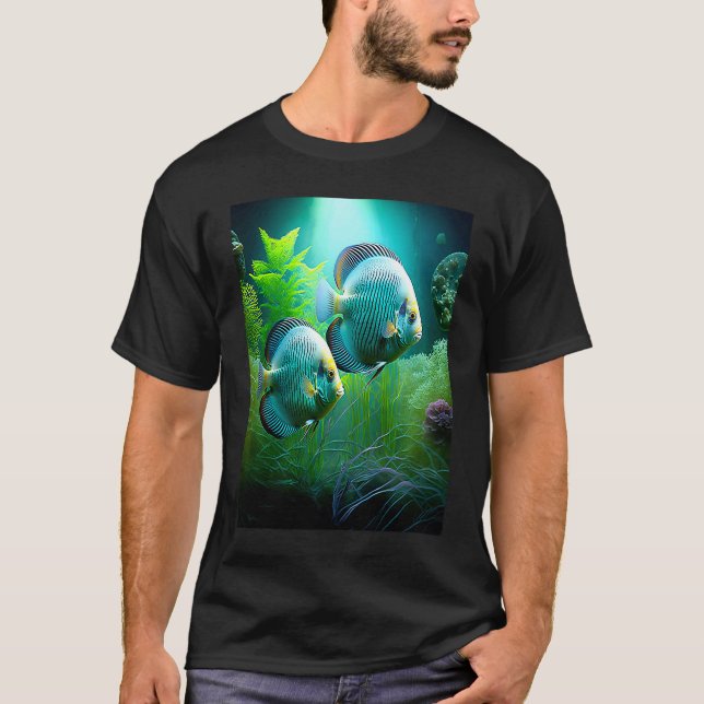 Discus Fish Underwater Aquarium Fish Tank Discus B (Front)