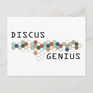Discus Genius Postcard