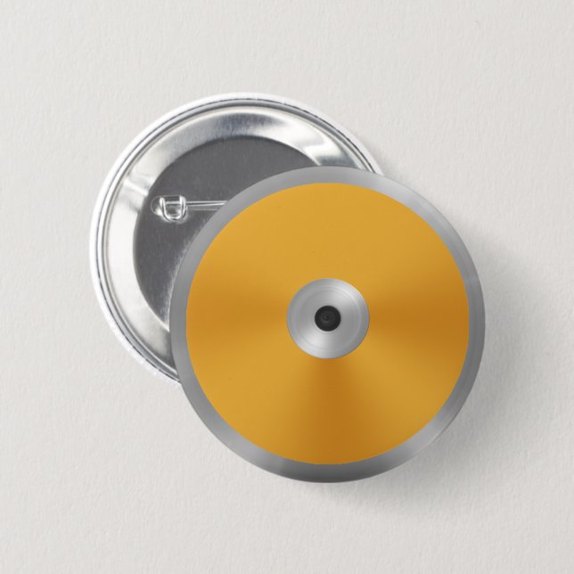 discus implement 6 cm round badge (Front & Back)