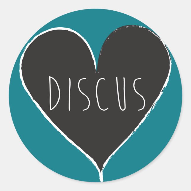 Discus Love Stickers (Front)