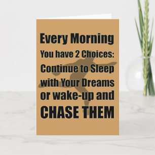 Discus Throw Inspirational Card