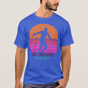 Discus Throw Vintage Retro Track And Field Discus T-Shirt