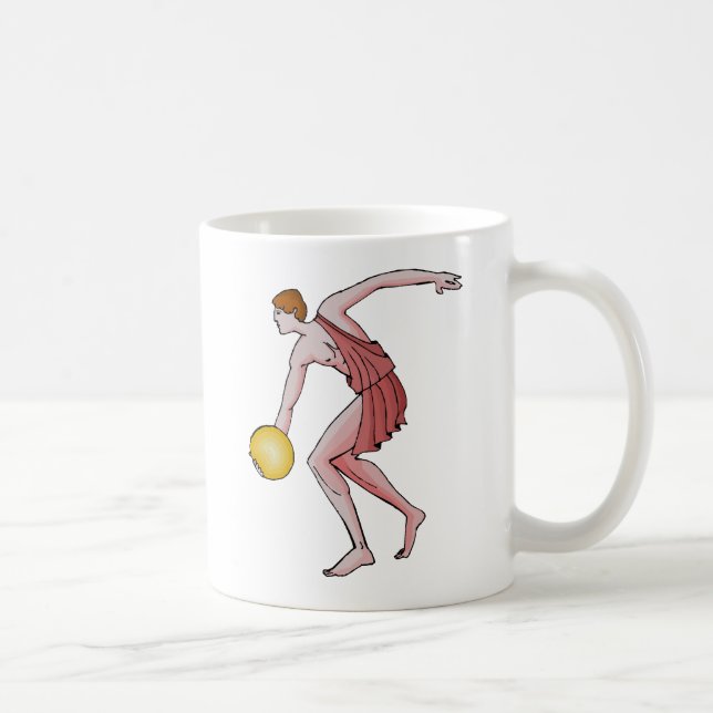 Discus Thrower 396 BC Coffee Mug (Right)