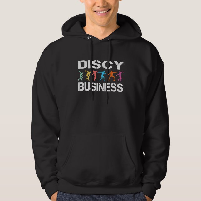 Discus Thrower Disky Business 1 Hoodie (Front)