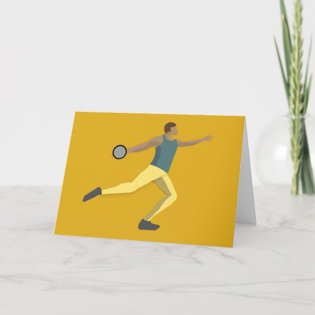 Discus Throwing Card (Front)