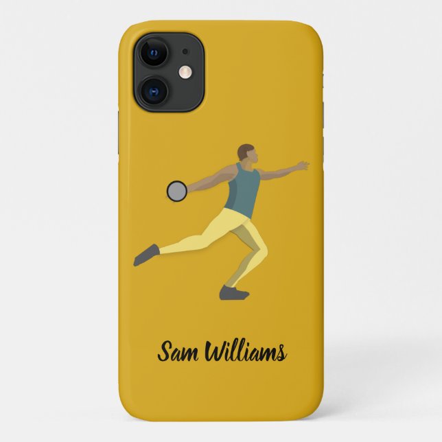 Discus Throwing Case-Mate iPhone Case (Back)