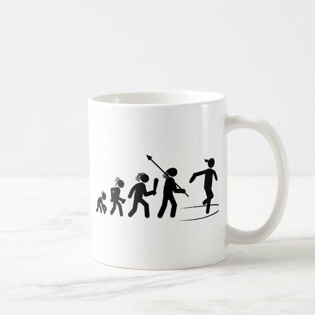 Discus Throwing Coffee Mug (Right)