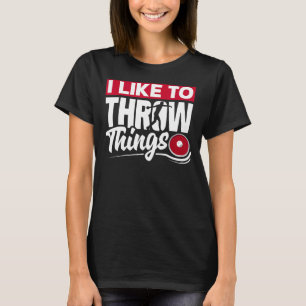 Discus Throwing Discus Thrower Track And Field Lik T-Shirt