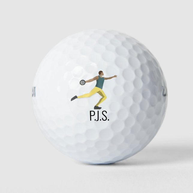 Discus Throwing Golf Balls (Front)