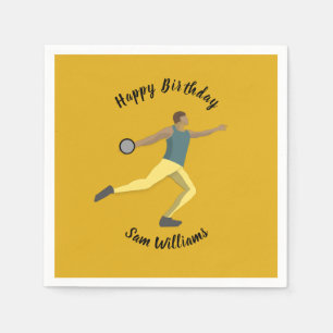 Discus Throwing Napkin