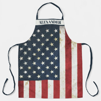 Disdressed American Flag Apron