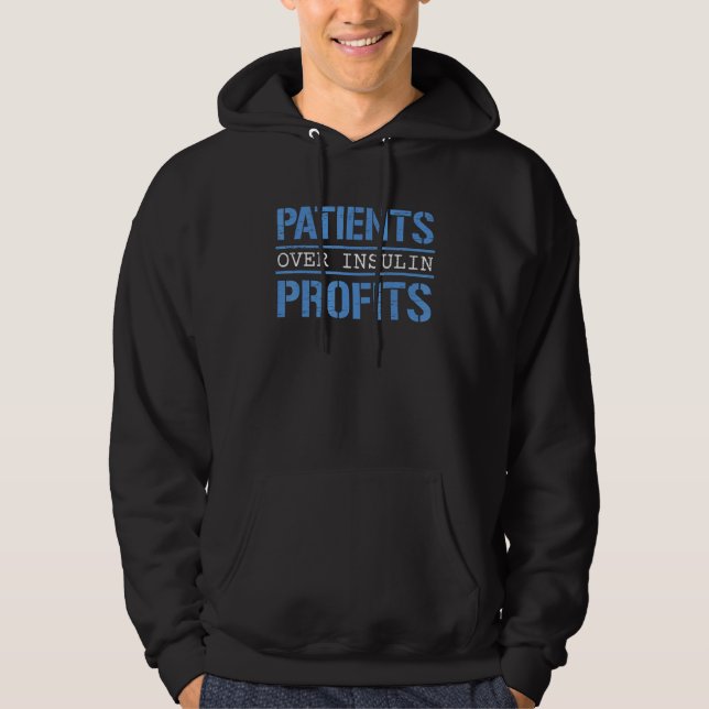 Disease Awareness Insulin Type 1 Hoodie (Front)