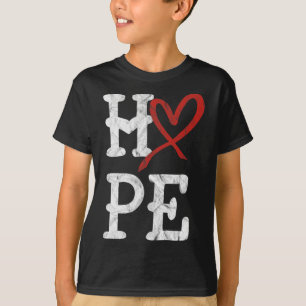 Disease Awareness Month Hope Vintage Heart Health T-Shirt