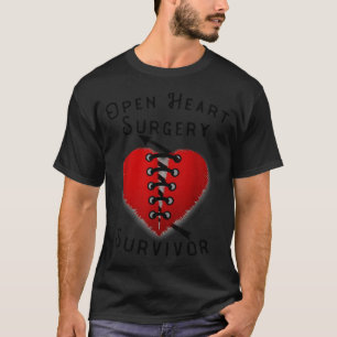 Disease Awareness Open Heart Surgery Survivor Ed H T-Shirt