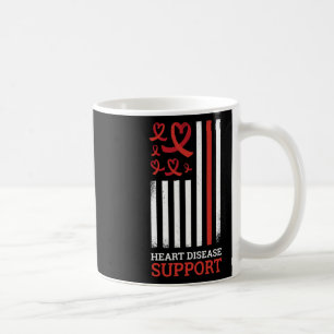 Disease Awareness Red Ribbon 2 Coffee Mug