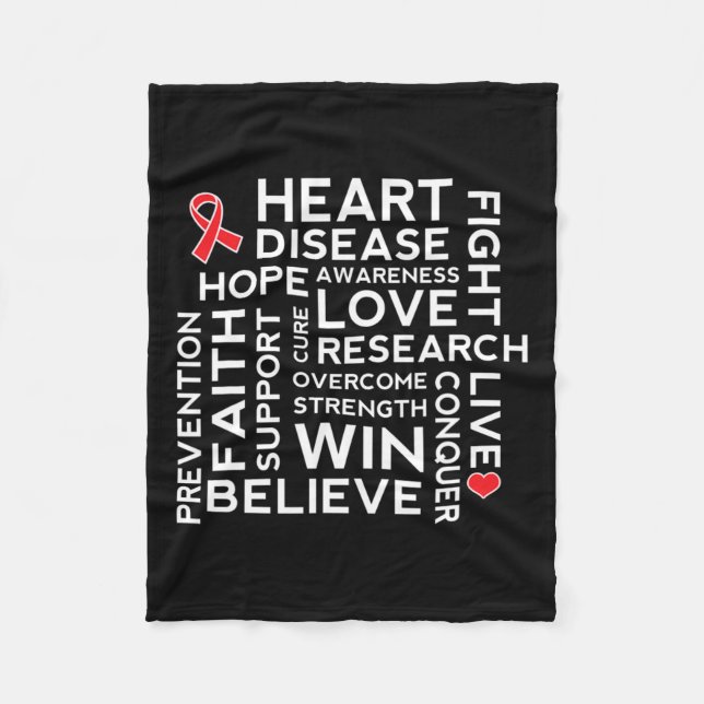 Disease Awareness Support Walk Tee  Fleece Blanket (Front)