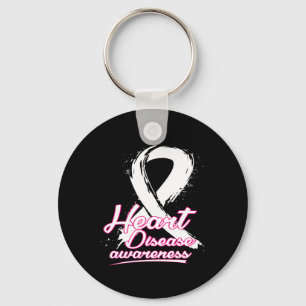 Disease Awareness T Shirt Chd Shirt Congenital Hea Key Ring