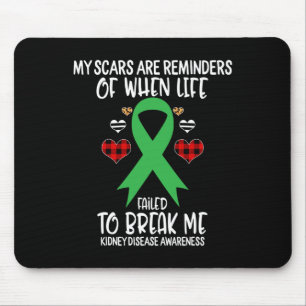 Disease Awareness Warrior Scars Reminders Life Fai Mouse Mat