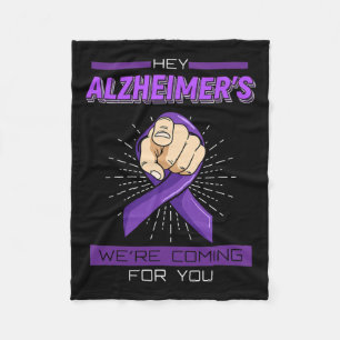 Disease Brain Memory Loss Dementia Gift Idea Fleece Blanket