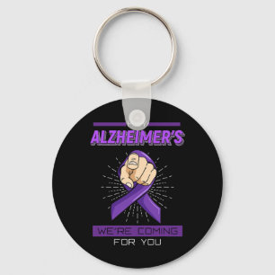 Disease Brain Memory Loss Dementia Gift Idea Key Ring