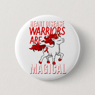 Disease Cardiovascular Coronary Artery Warrior Uni 6 Cm Round Badge