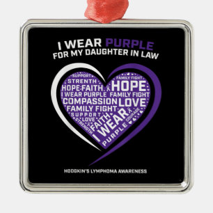 Disease Daughter In Law Hodgkins Lymphoma Metal Tree Decoration