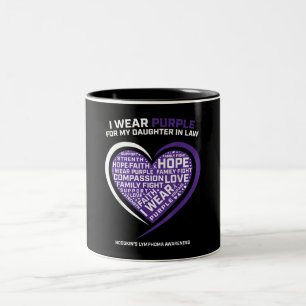 Disease Daughter In Law Hodgkins Lymphoma Two-Tone Coffee Mug